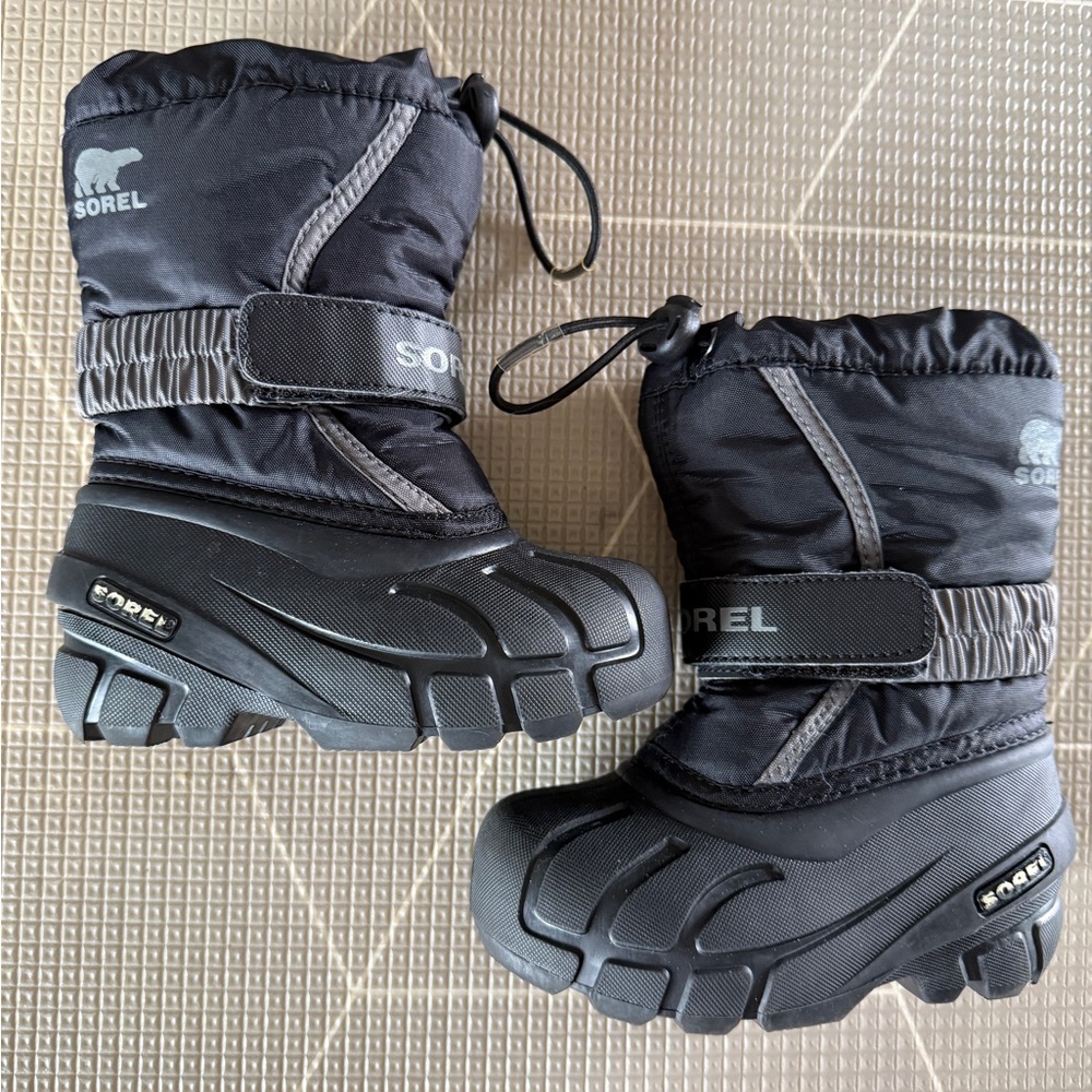 Sorel Black Snow Boots